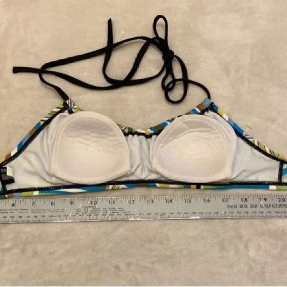 a.n.a Multicolor Striped Bikini Top